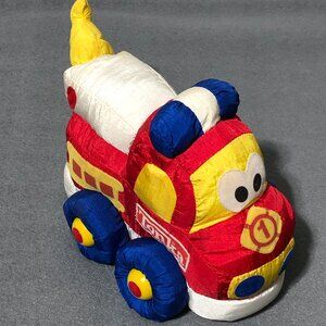 Vintage 1993 Tonka Soft Walkin’ Wheels Fire Truck Plush